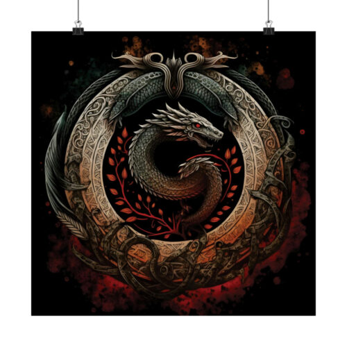 Ouroboros Two - Matte Poster