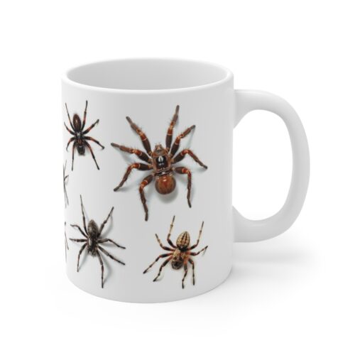 Nature is Scary: Spiders! Lots of Spiders 11oz Coffee Mug