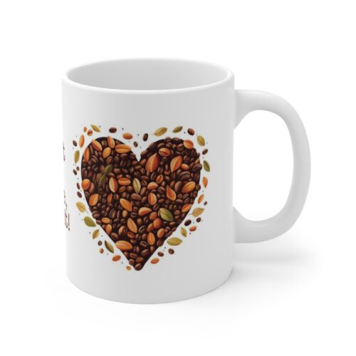 I Love Coffee (Illustration) - The Coffee-Lover's 11oz Coffee Mug