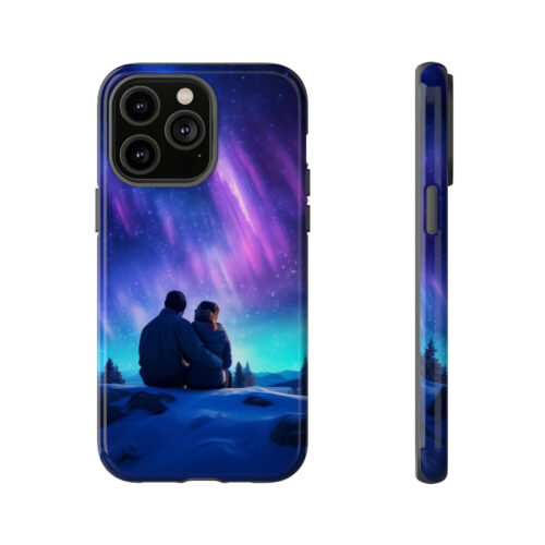 Northern Lights Lovers - Tough Dual-Layer iPhone Case