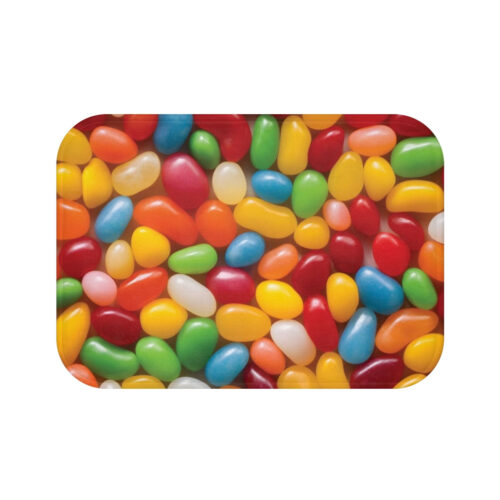 Sweet Surprise Jelly Bean Bath Mat – Colorful Candy Shop Novelty Decor
