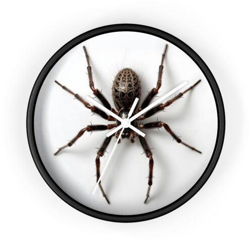Framed Wall Clock - Giant Spider