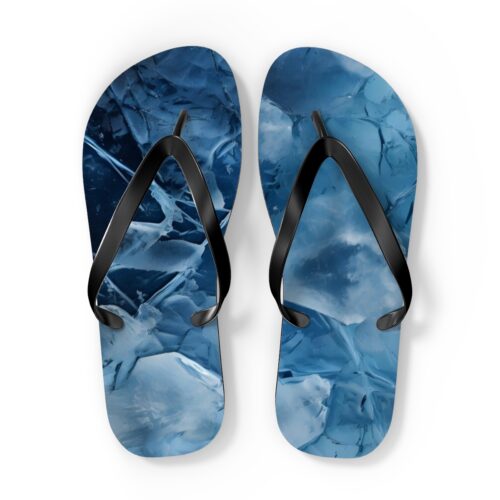 Arctic Frost Flip Flops - Cushioned Slip-On Summer Sandals
