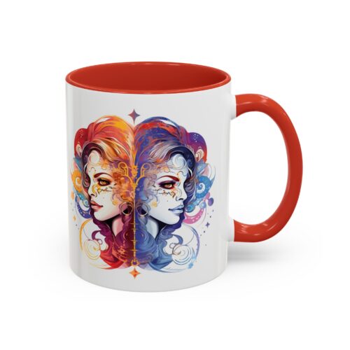 Signs of the Zodiac - Gemini - 11oz & 15oz Accent Coffee Mug