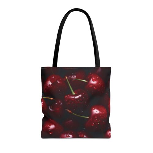 Cherry Print Tote Bag — Sturdy and Practical Grocery & Market Shopper