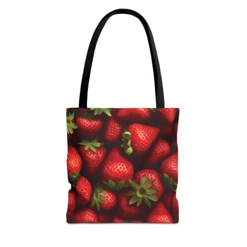 Strawberries Tote Bag -  A Sweet, Simple and Sturdy Carryall