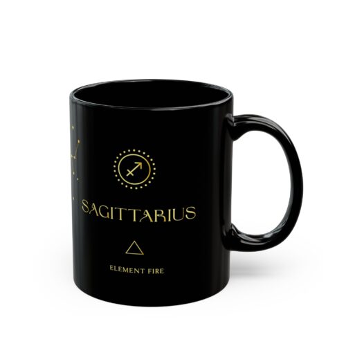 Signs of the Zodiac - Sagittarius - 11oz & 15oz Black Mug