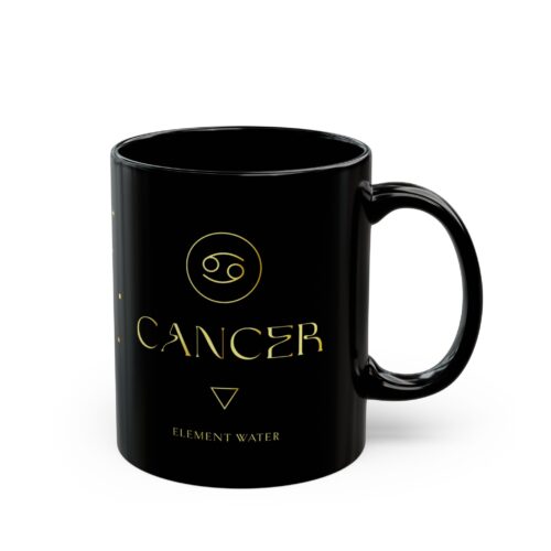 Signs of the Zodiac - Cancer - 11oz & 15oz Black Mug
