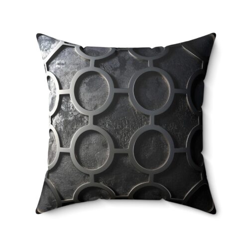 Cushion - Steel Rings Pattern