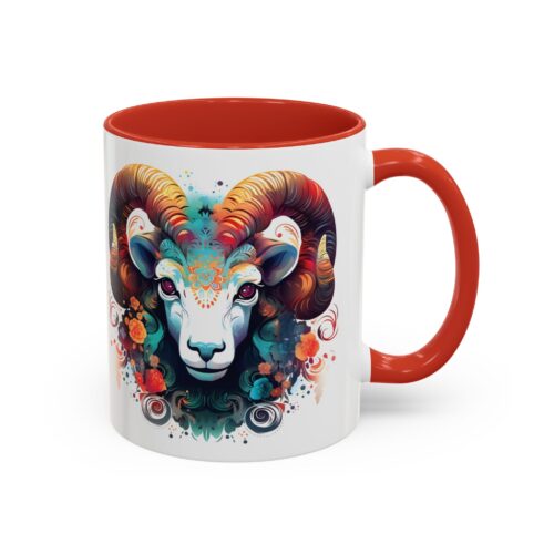 Signs of the Zodiac - Aries - 11oz & 15oz Accent Coffee Mug